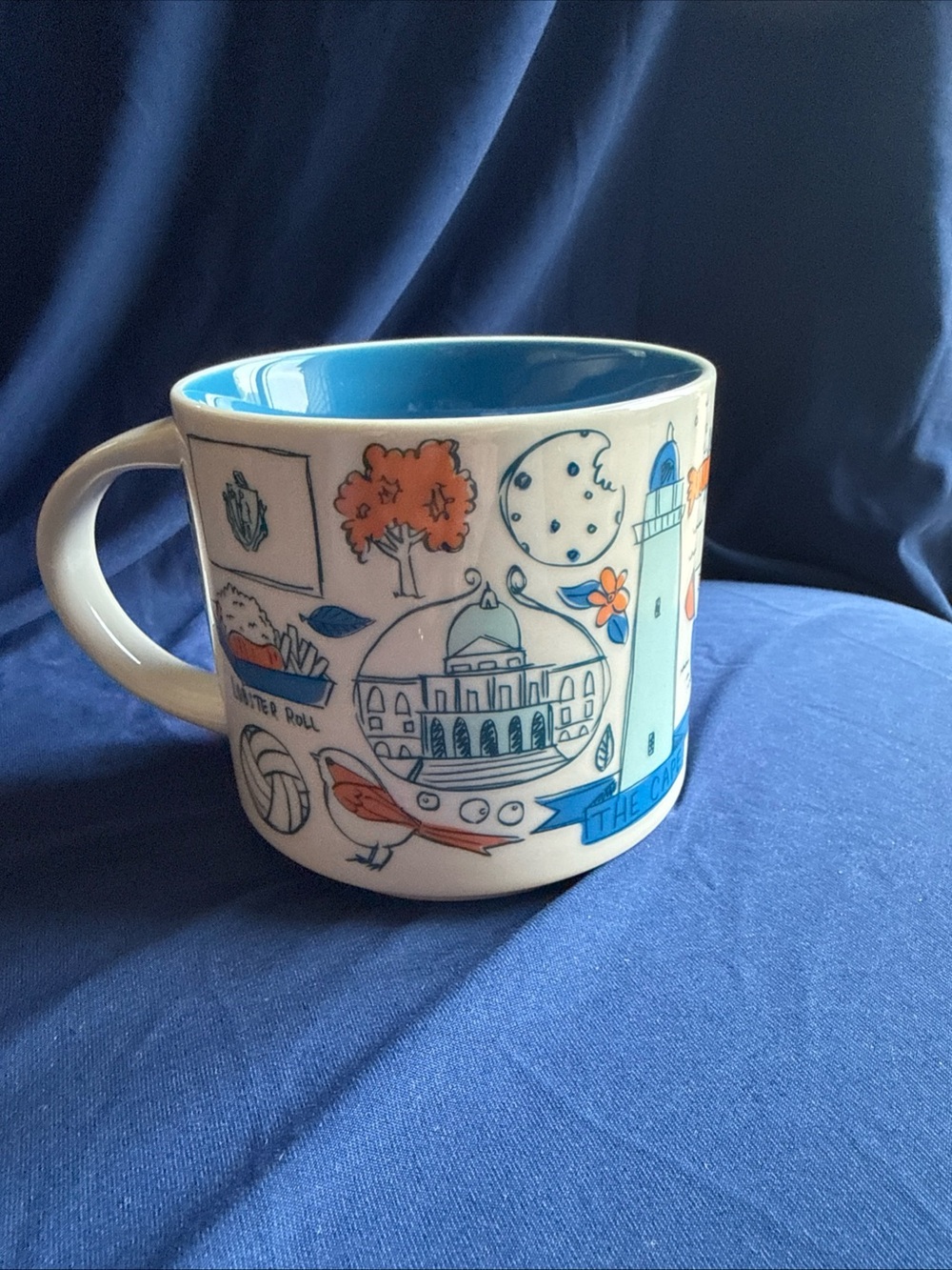 Starbucks Been There Series Massachusetts Mug 14oz Collector Cup w/ Box NWT NEW - Picture 4 of 13